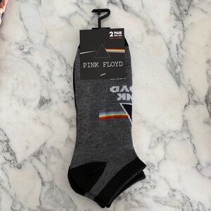 Pink Floyd Gray and Black Casual Socks